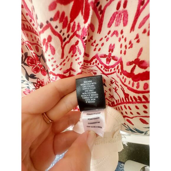 Torrid Square Neck Boho Print Sundress Midi Length Size 10 - Picture 11 of 12